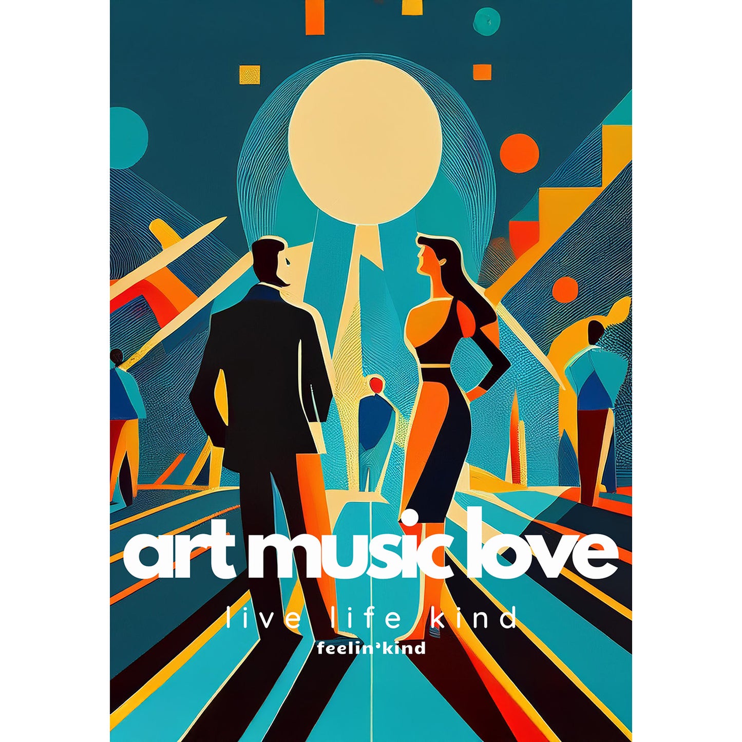 Art Music Love – Moonlight Conversations Poster