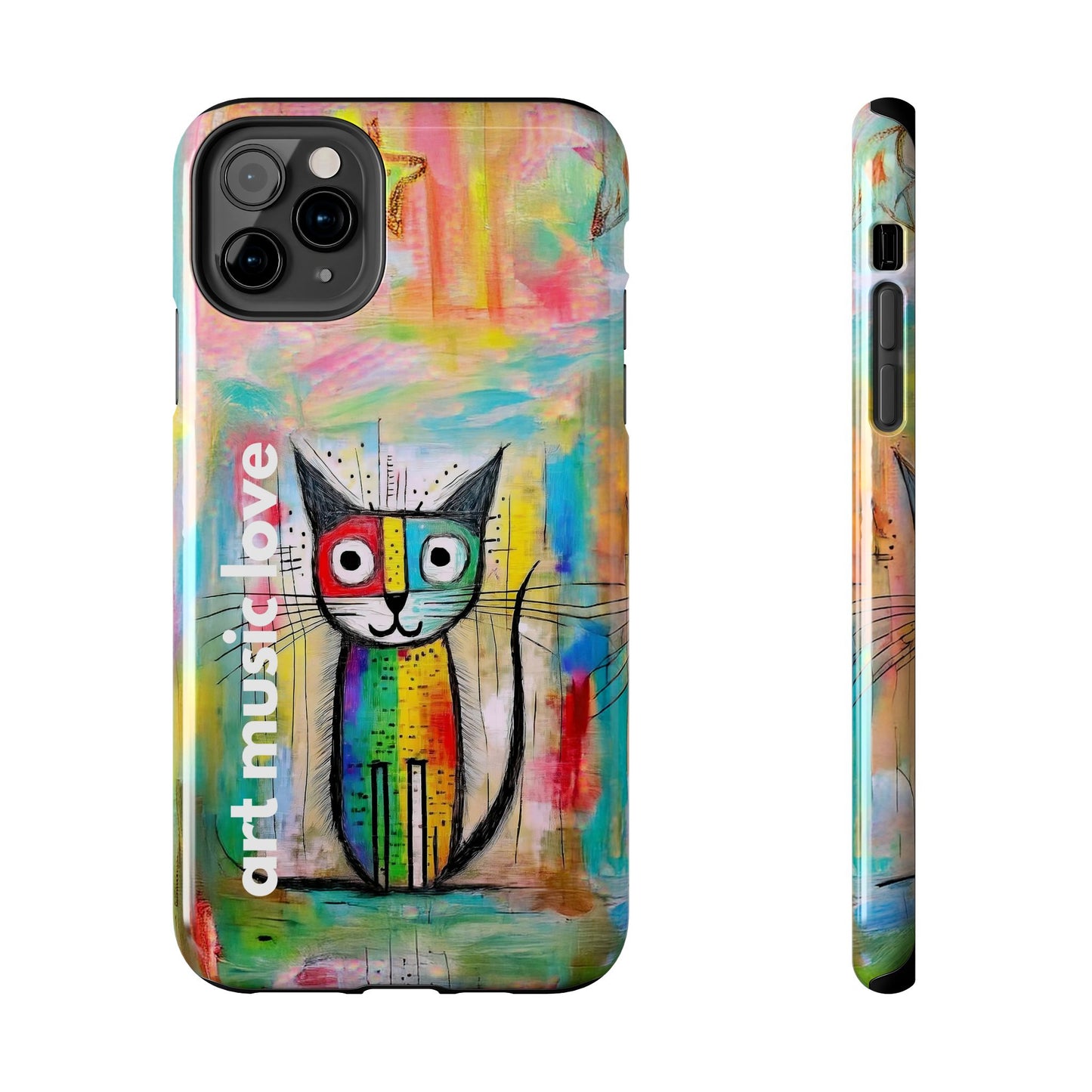 Art Music Love Phone Case – Very Artsy Cat