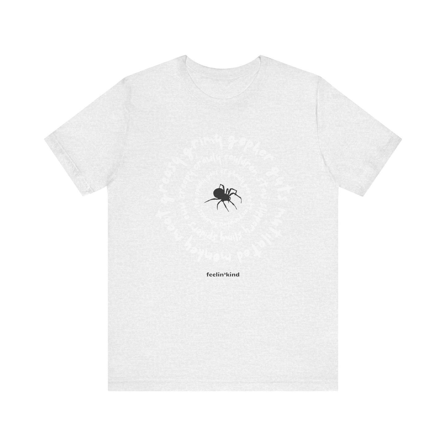 Greasy Grimy Spiral Tee – Feelin’Kind Halloween
