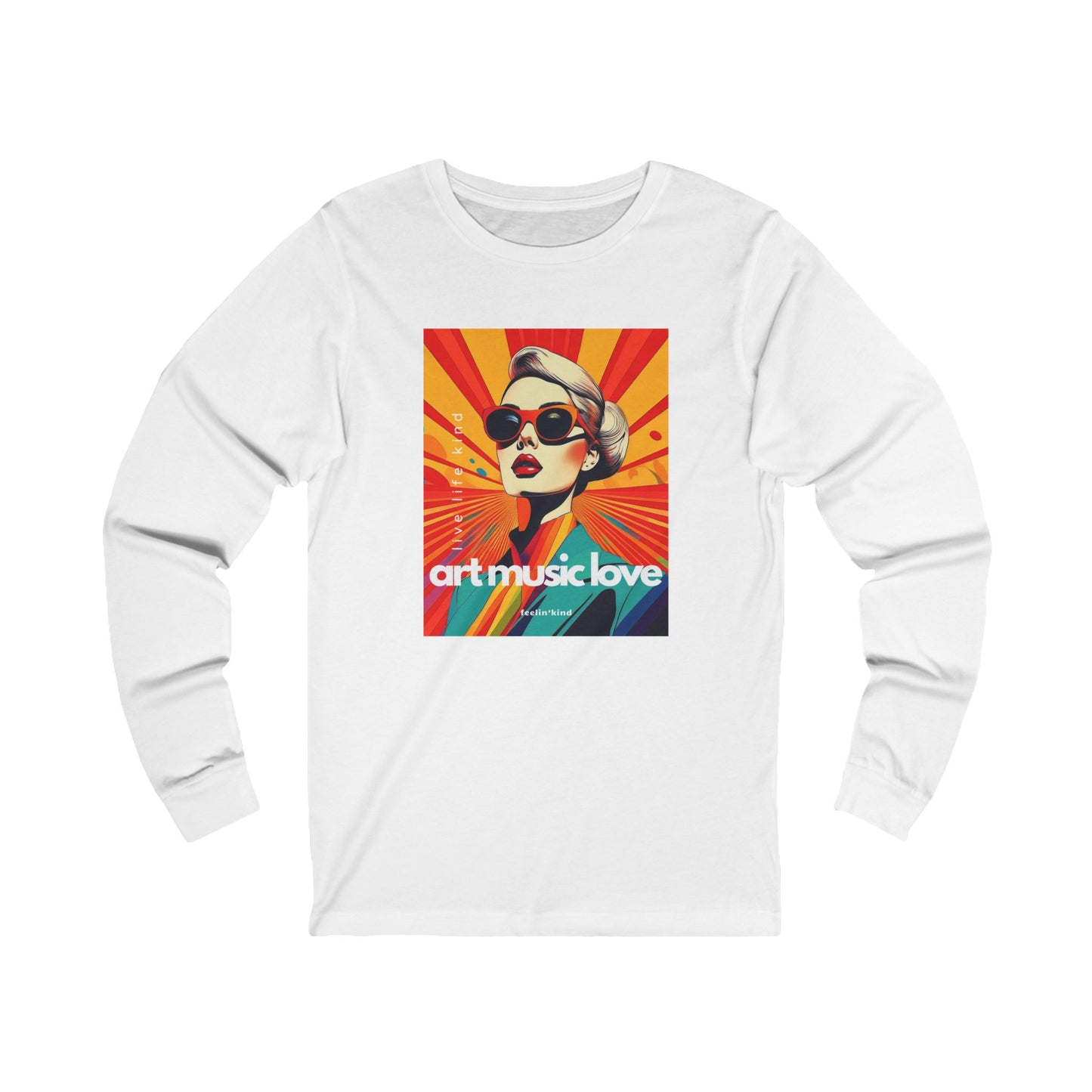 Art Music Love Long Sleeve Tee