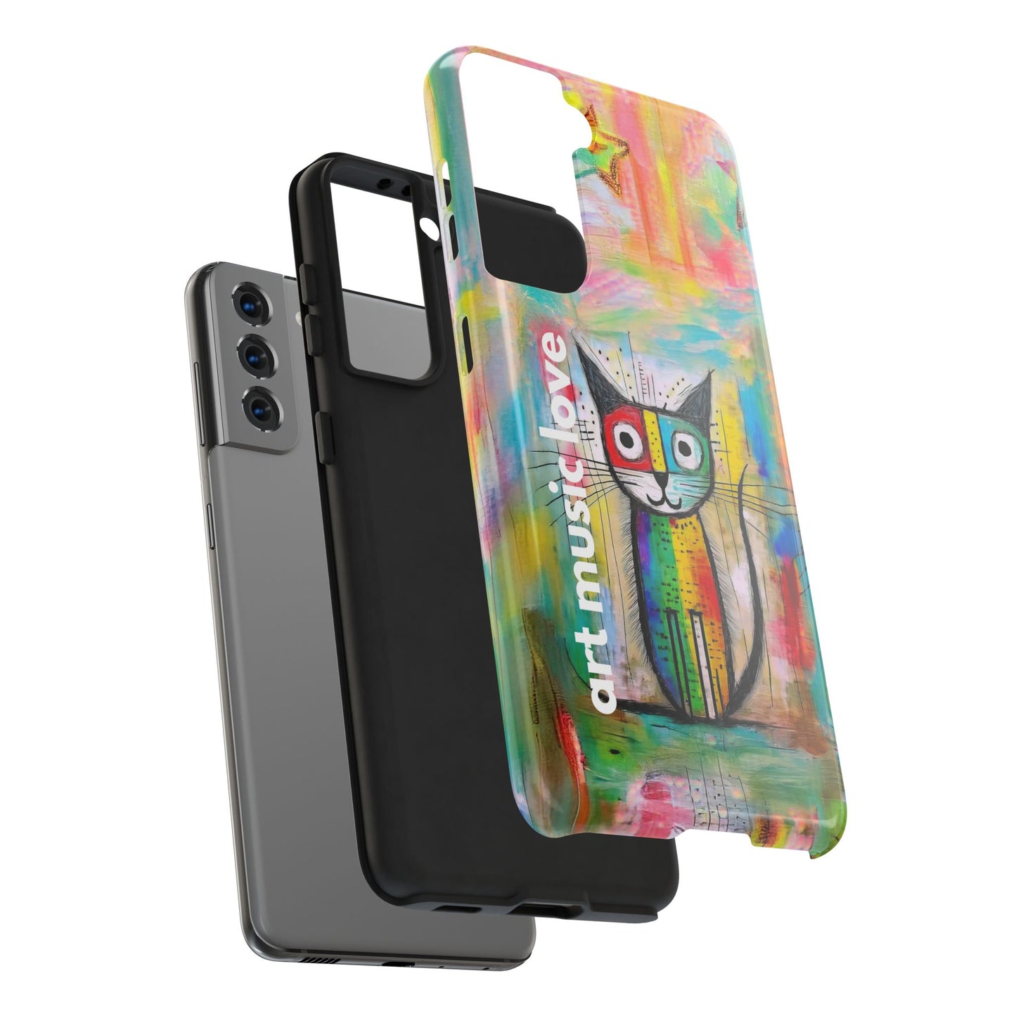 Art Music Love Phone Case – Very Artsy Cat