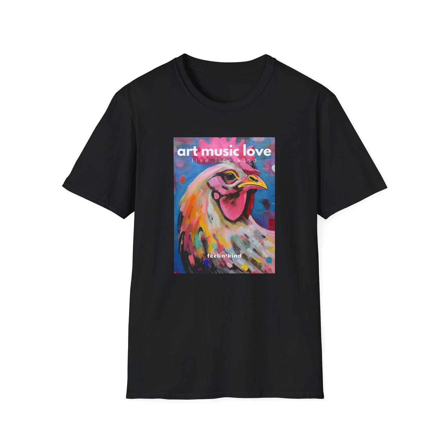 Rooster Spirit T-Shirt / Art Music Love Collection
