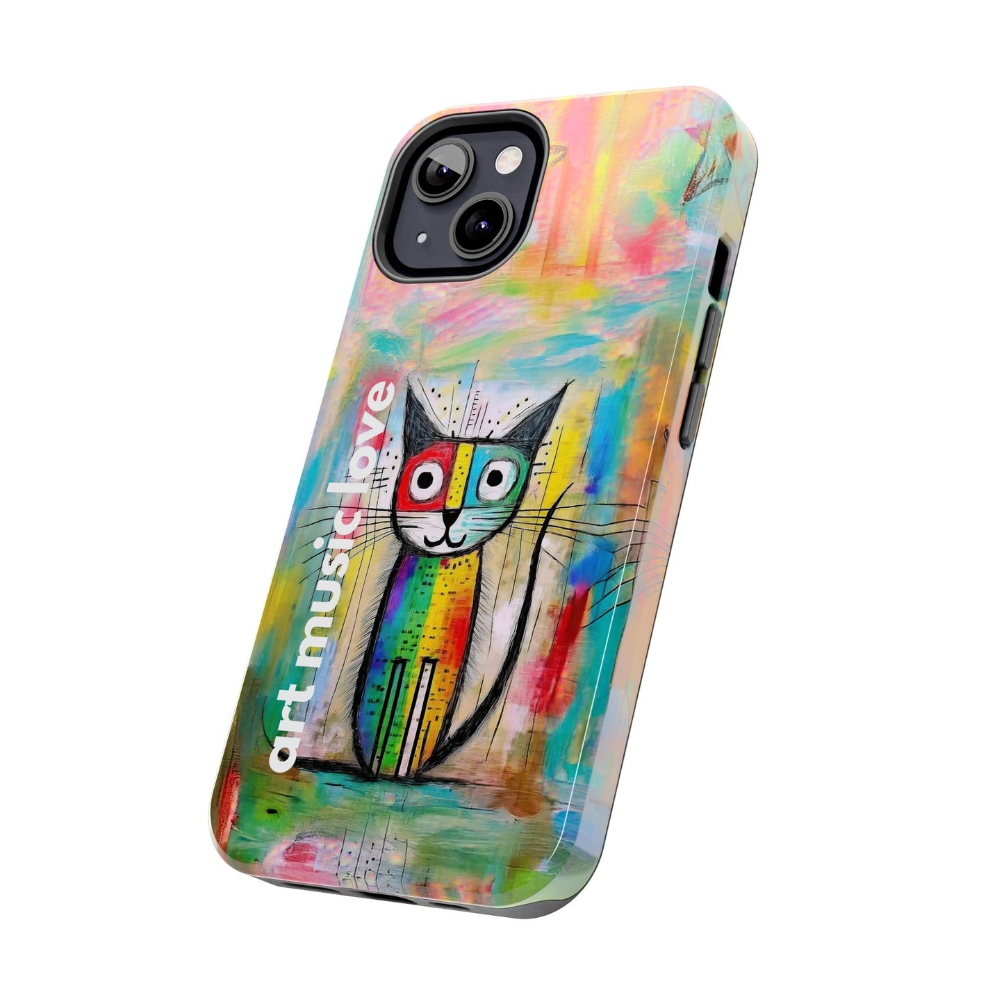 Art Music Love Phone Case – Very Artsy Cat