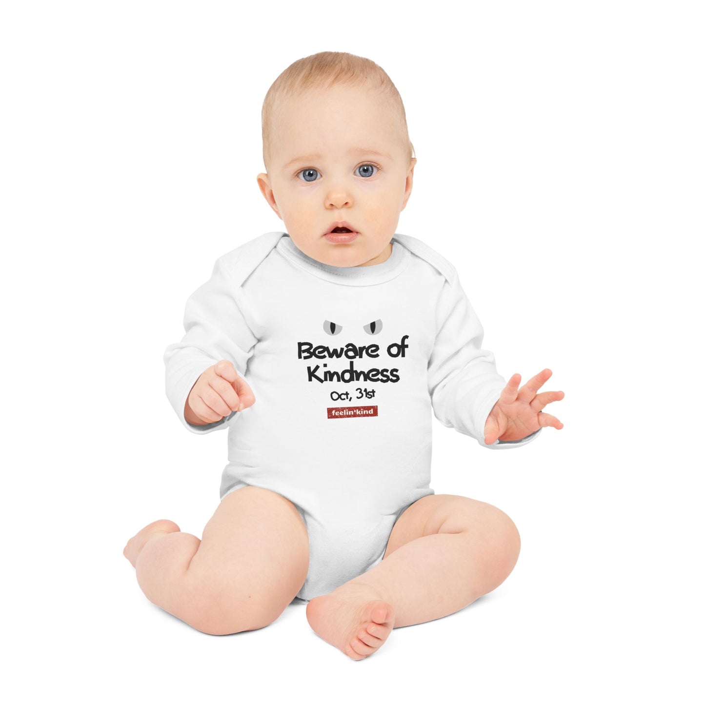 Beware of Kindness Organic Cotton Long Sleeve Onesie