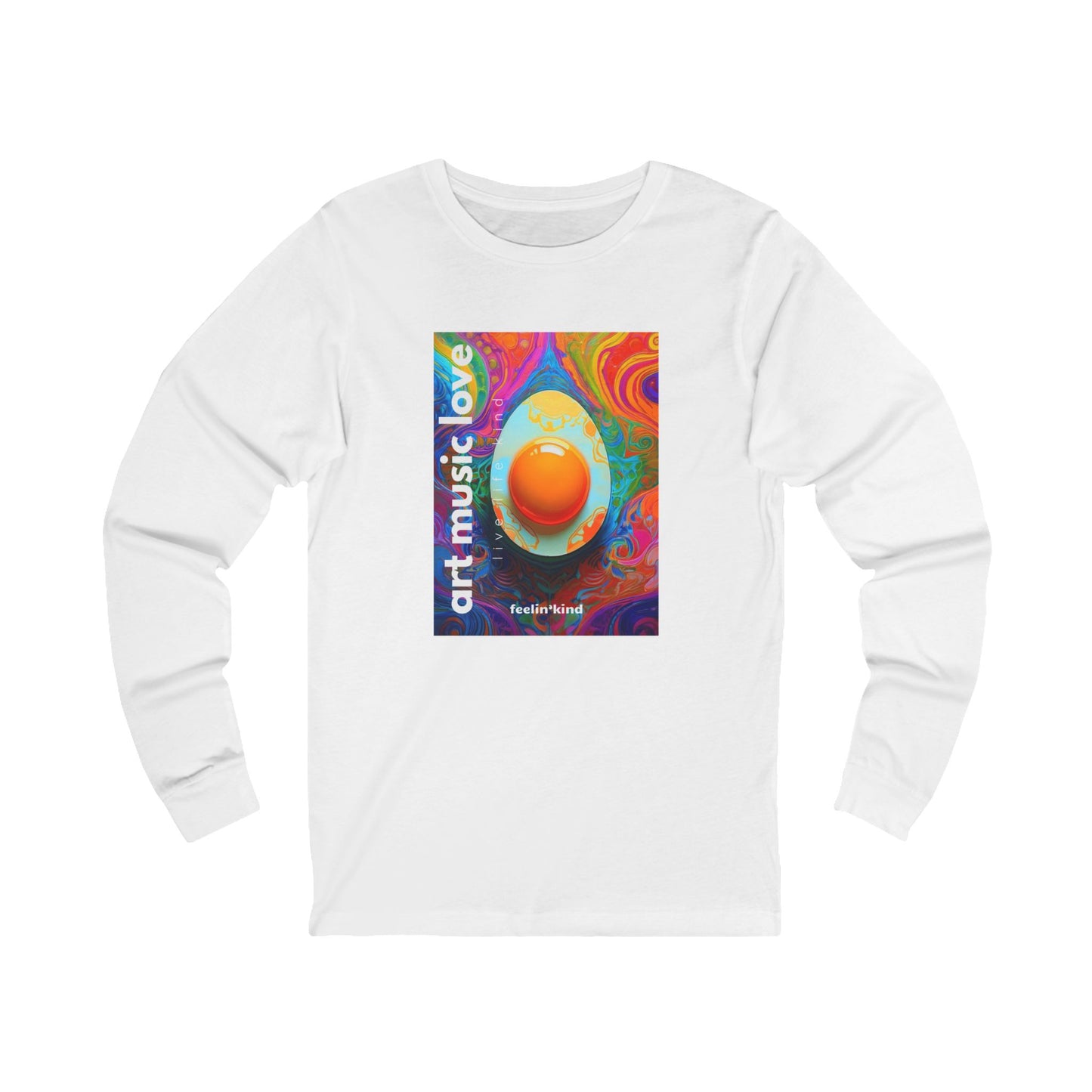 Psychedelic Egg Long Sleeve Tee