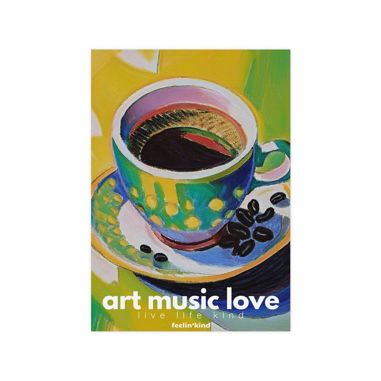 Art Music Love – Vibrant Coffee Bliss