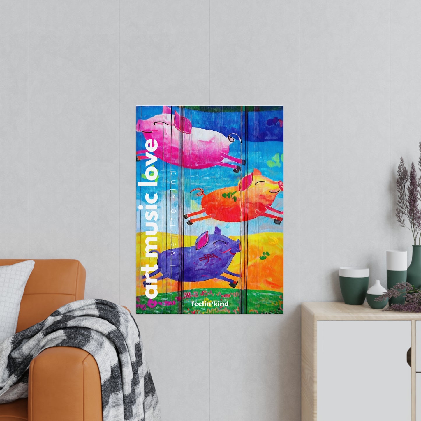 Art Music Love – Flying Pigs Poster