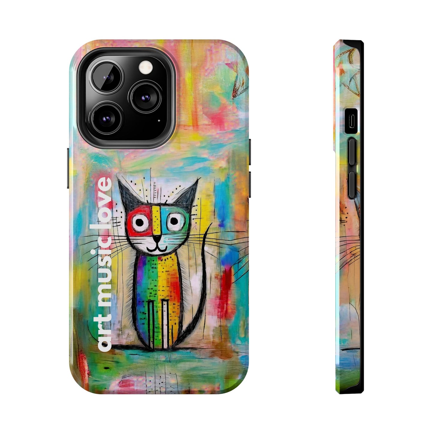 Art Music Love Phone Case – Very Artsy Cat