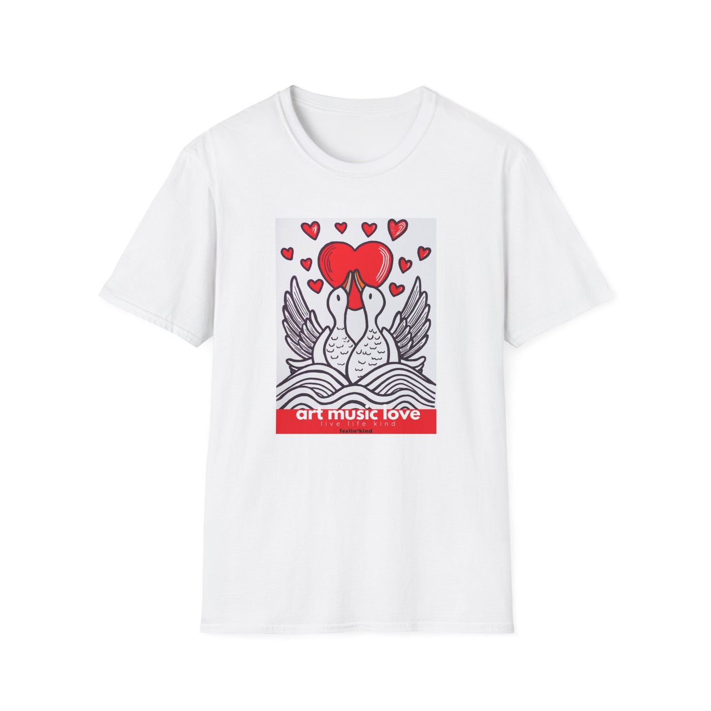 Love Ducks T-Shirt / Art Music Love Collection