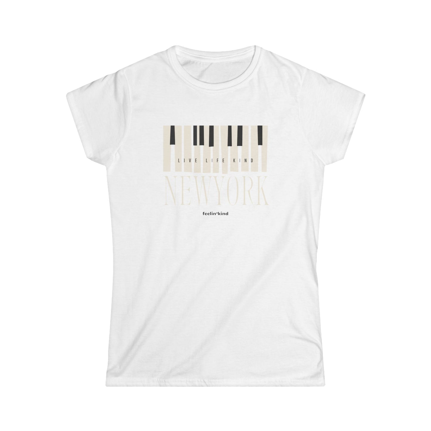 New York Piano Keys Women's Tee