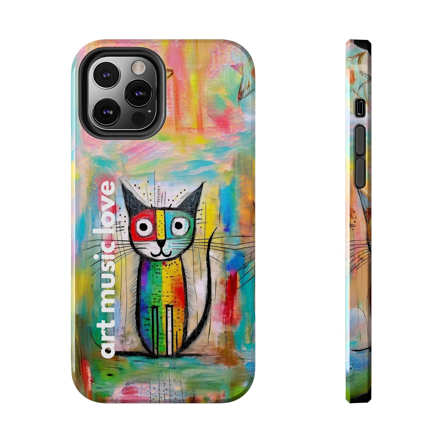 Art Music Love Phone Case – Very Artsy Cat