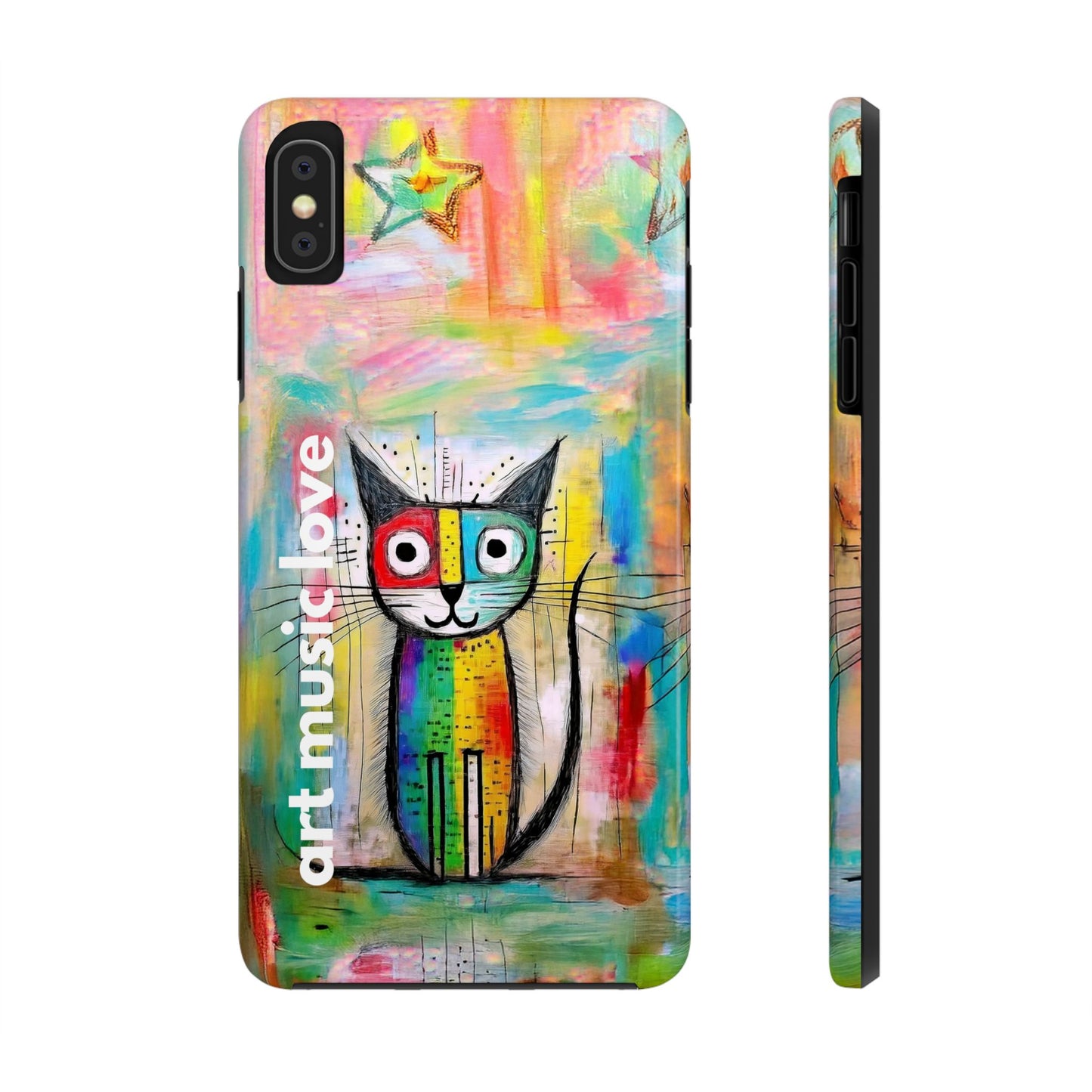 Art Music Love Phone Case – Very Artsy Cat