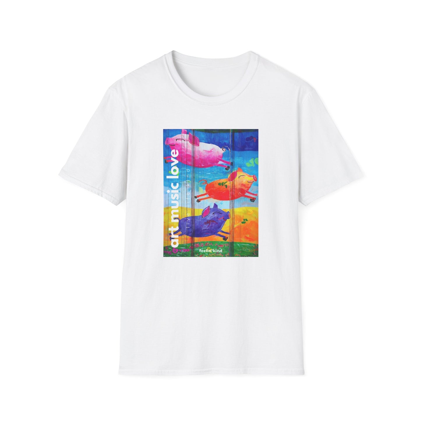 Flying Pigs T-Shirt / Art Music Love Collection