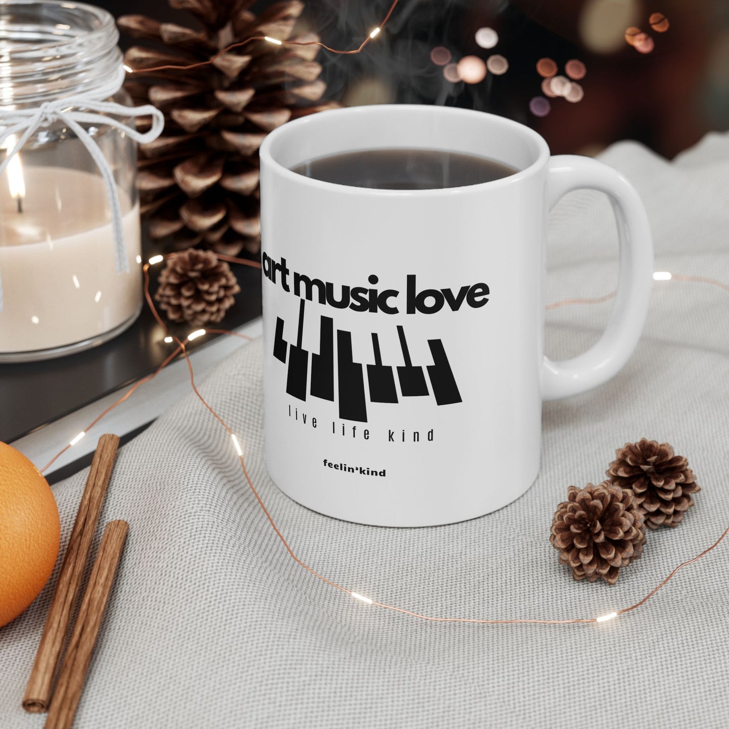 Art Music Love mug 11oz