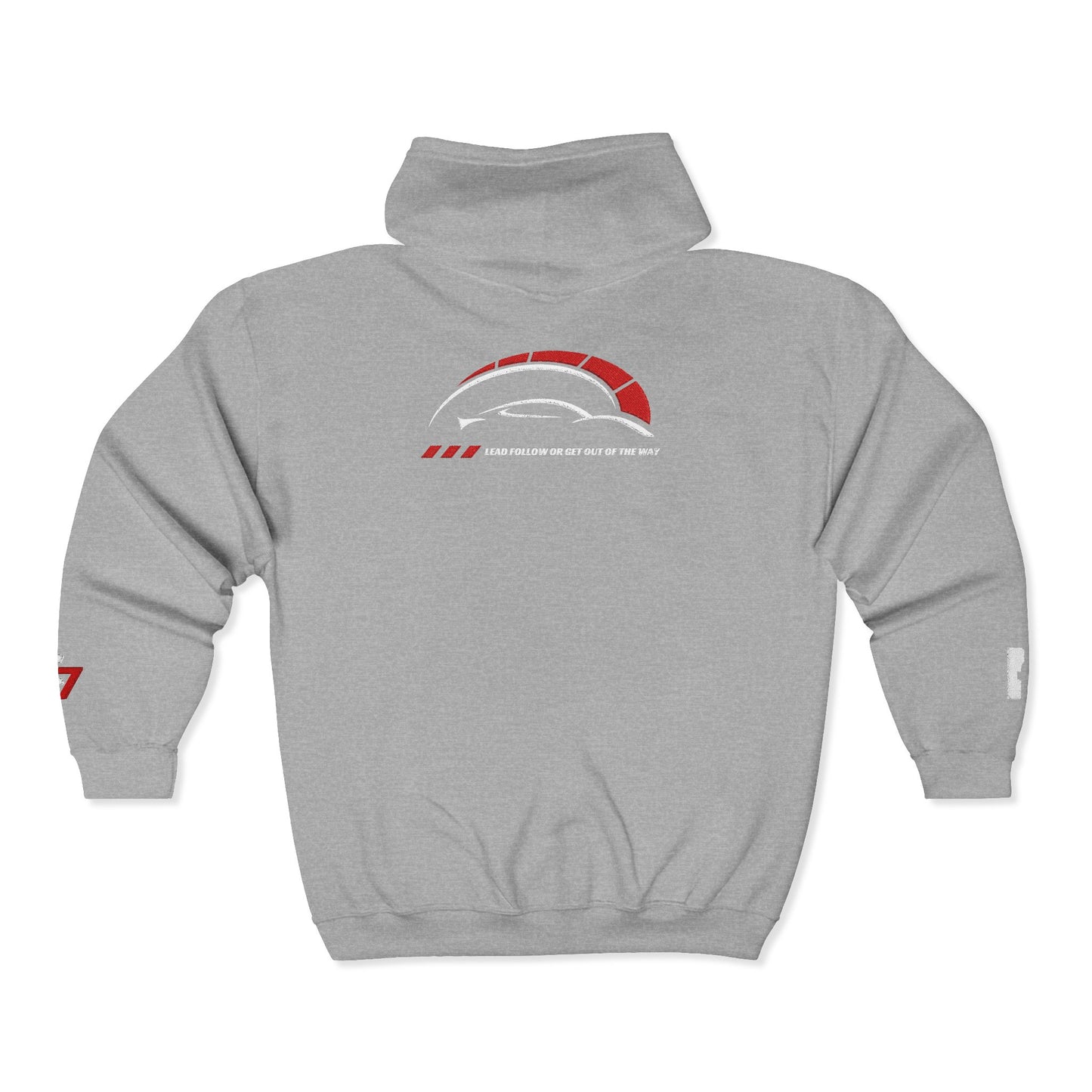 Corvette Racing Club Zip Hoodie – Embroidered by Feelin’Kind