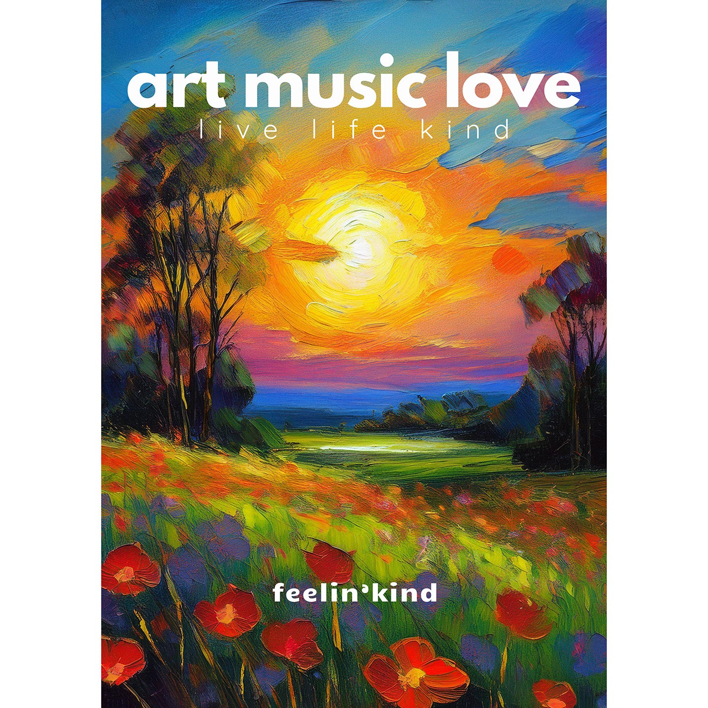 Sunset Landscape Long Sleeve T-Shirt