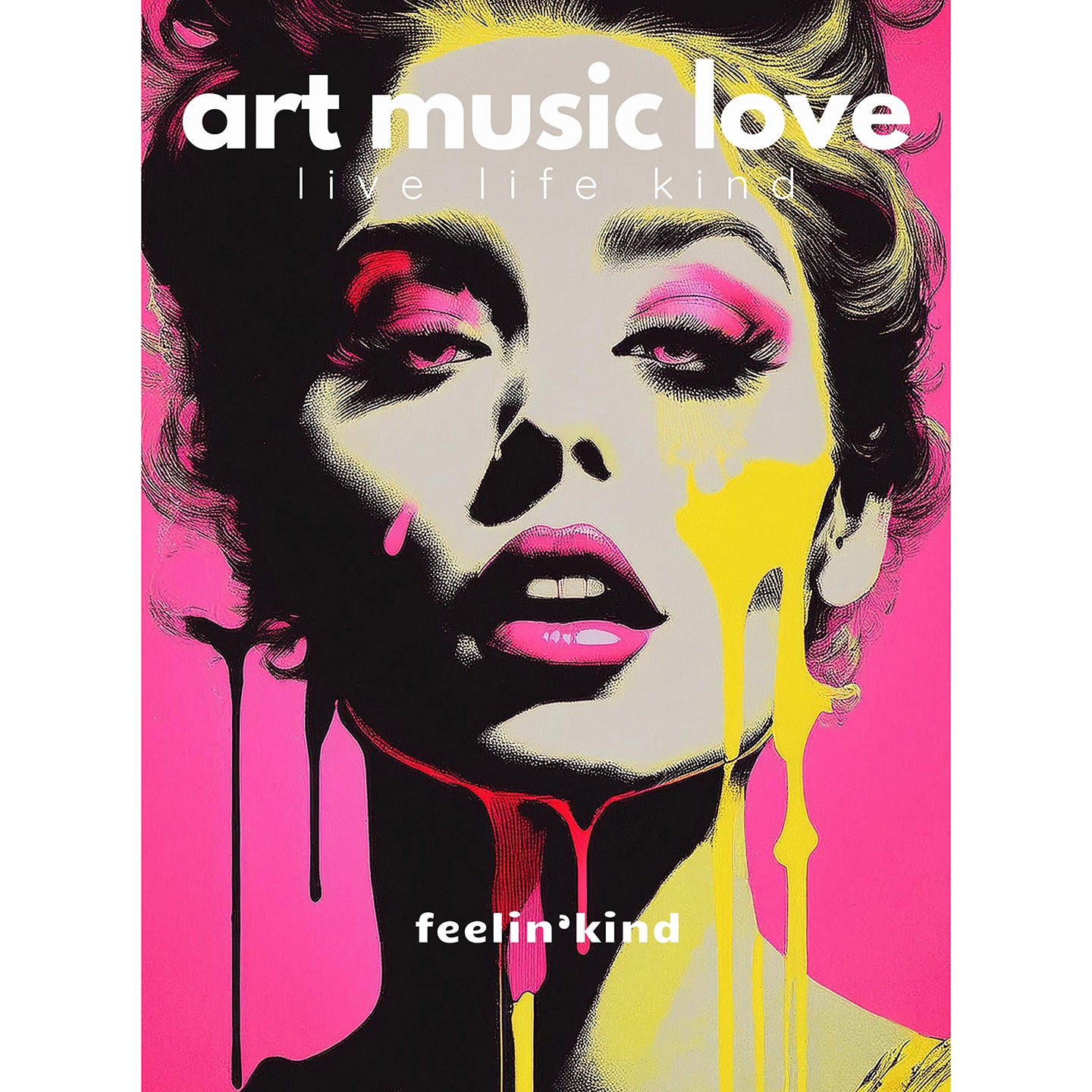 Pop Art Beauty T-Shirt / Art Music Love Collection
