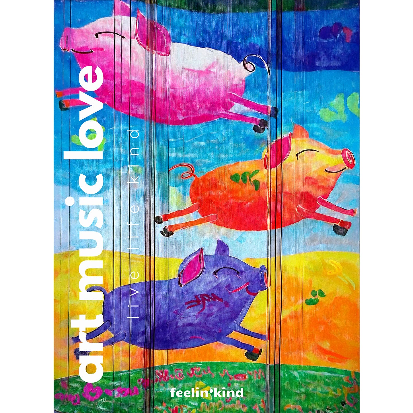 Art Music Love – Flying Pigs Poster