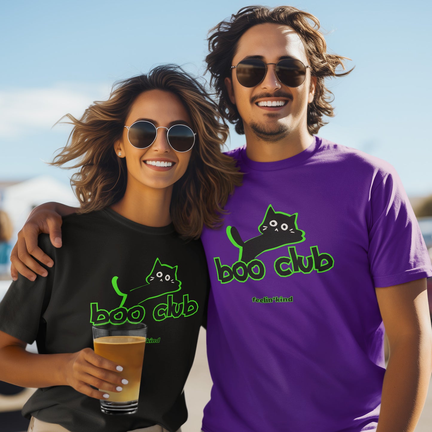 Boo Club Black Cat Tee