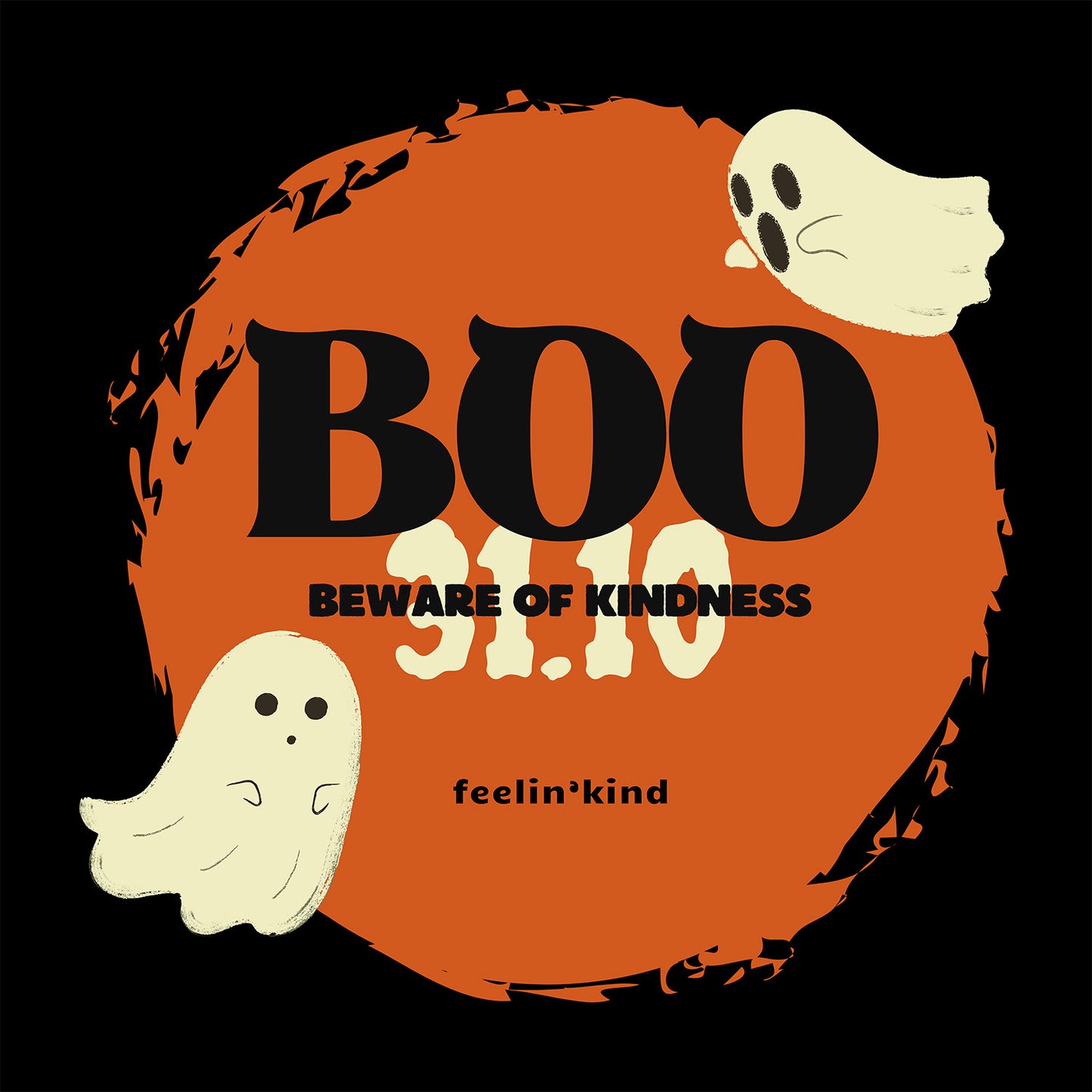BOO Ghosts – Beware of Kindness Tee