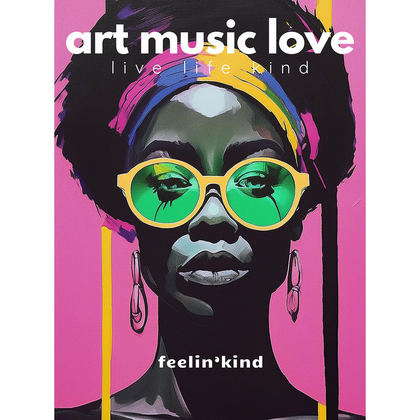 Art Music Love – Vivid Vision Chic and Unique Poster