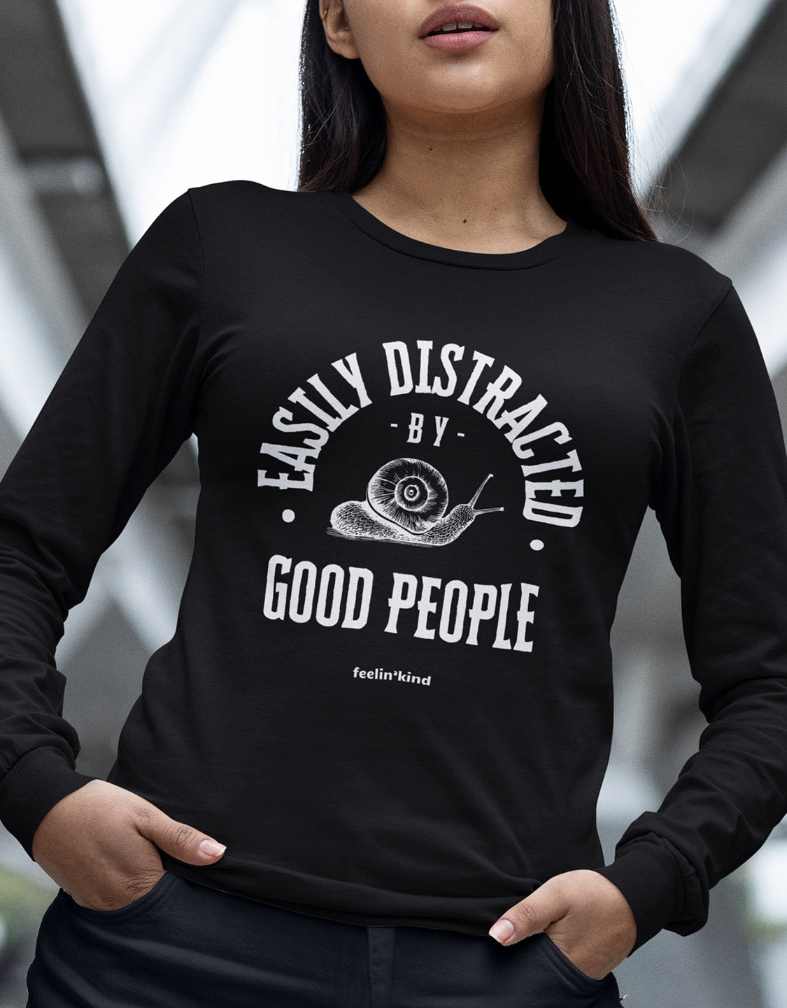 Easily Distracted Long Sleeve Tee