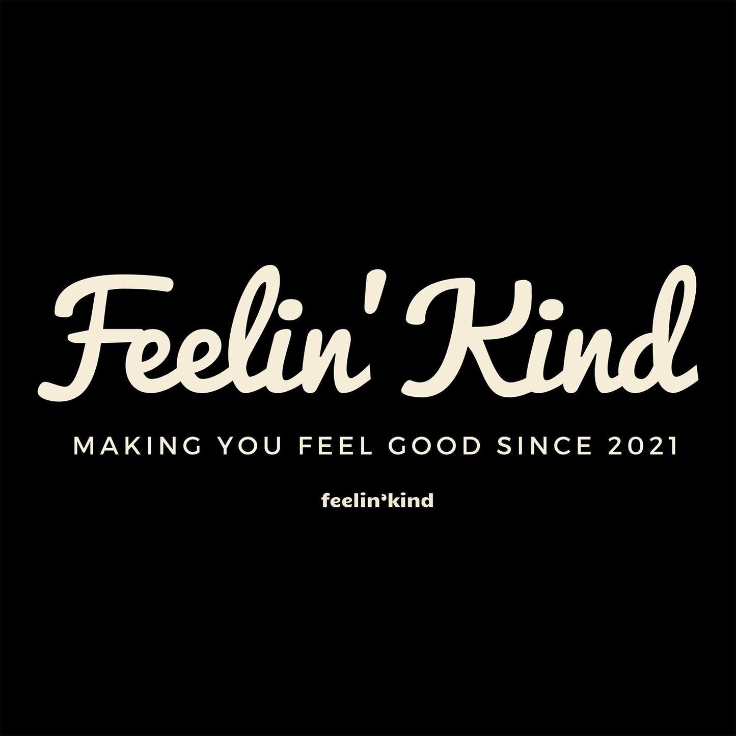 Feelin’Kind Script Logo Tee