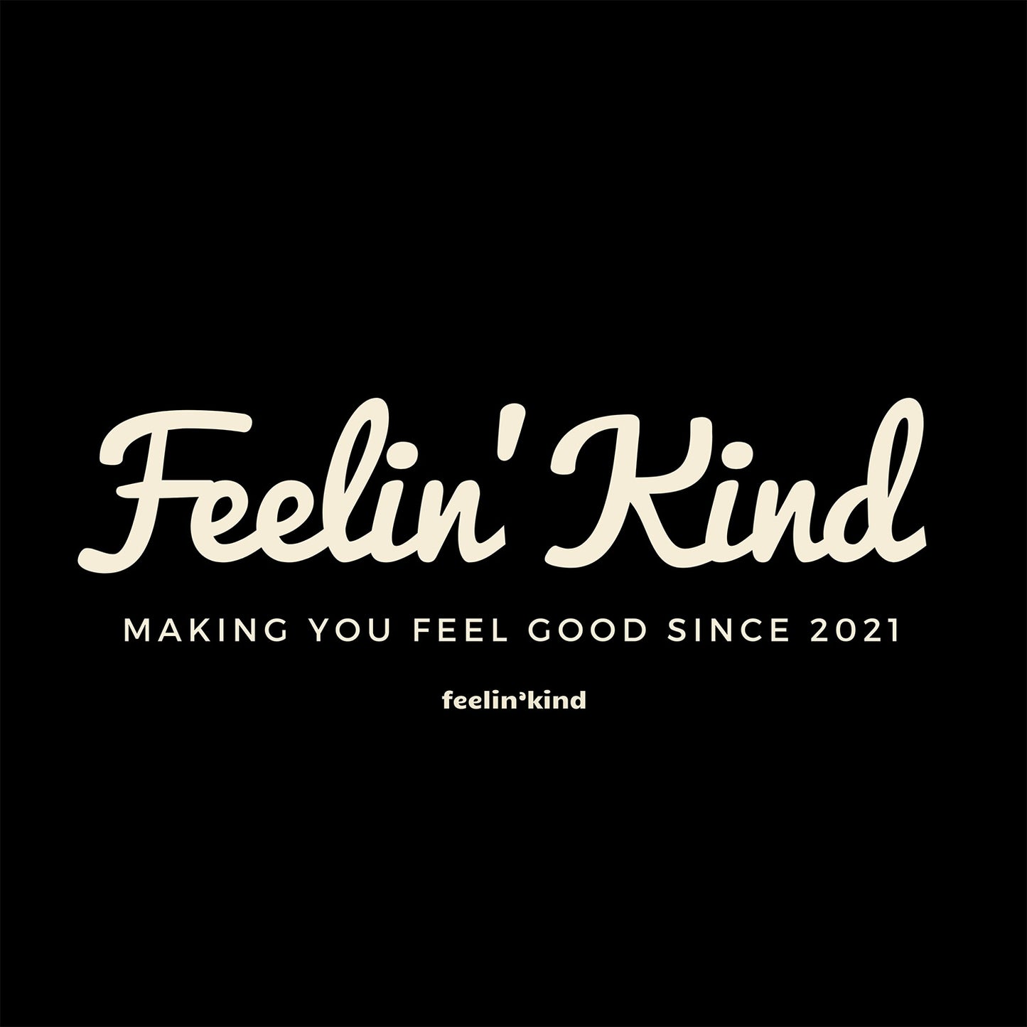 Feelin’Kind Script Logo Tee