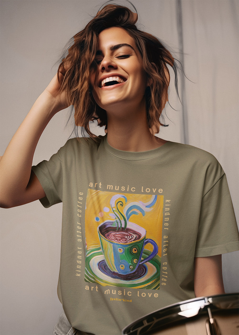 Kindner After Coffee T-Shirt / Art Music Love Collection