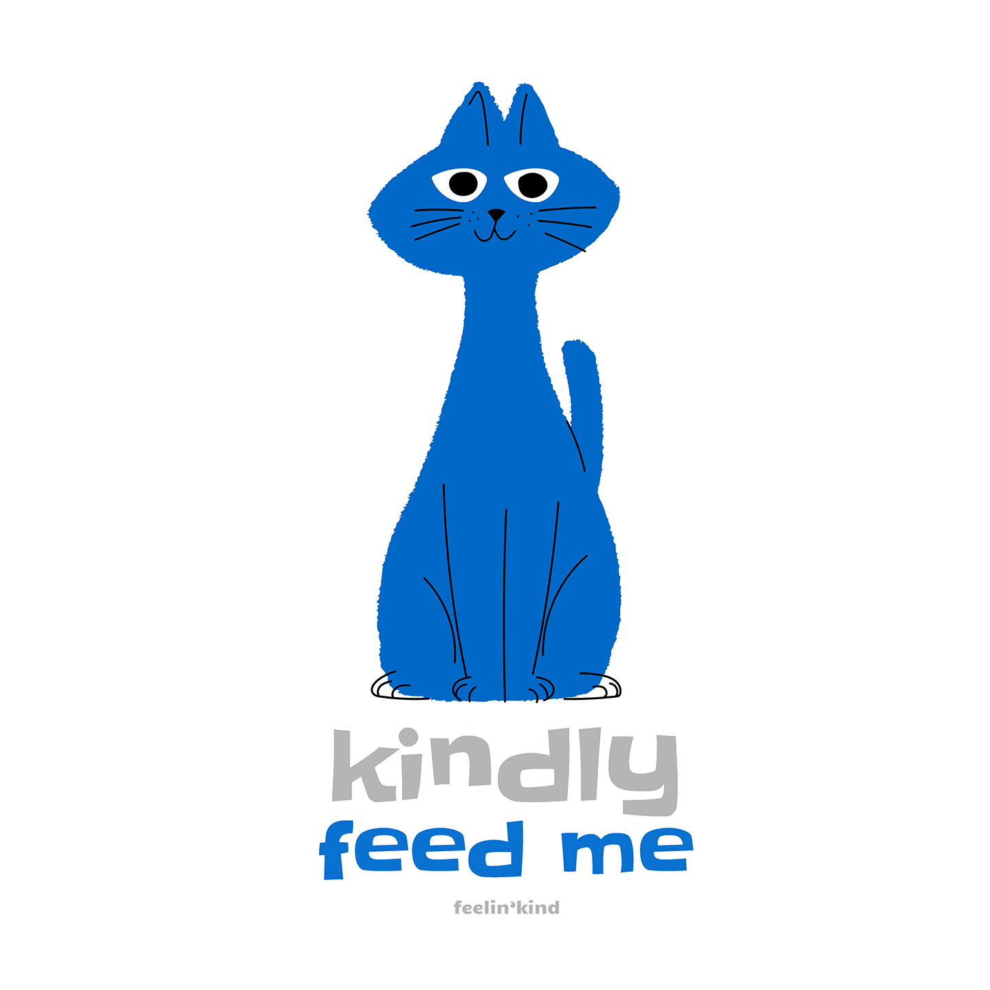 Kindly Feed Me Cat T-Shirt