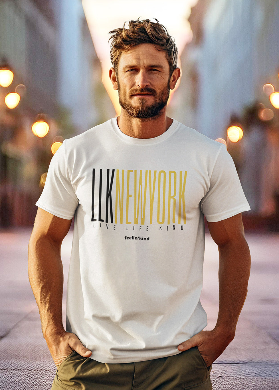 LLK New York Live Life Kind Tee