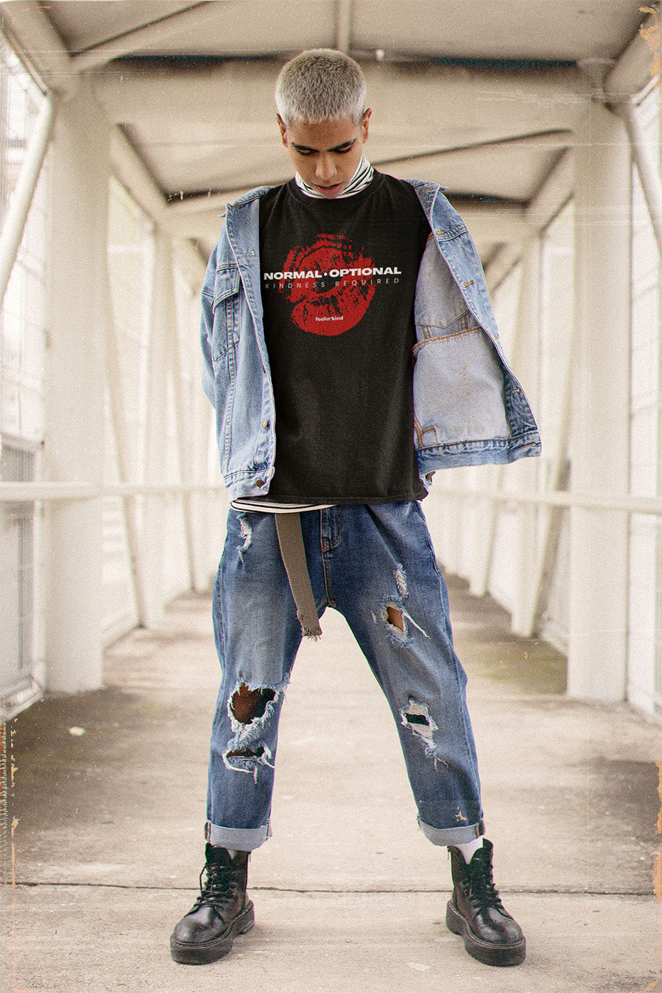 Normal Optional Lips Unisex Tee