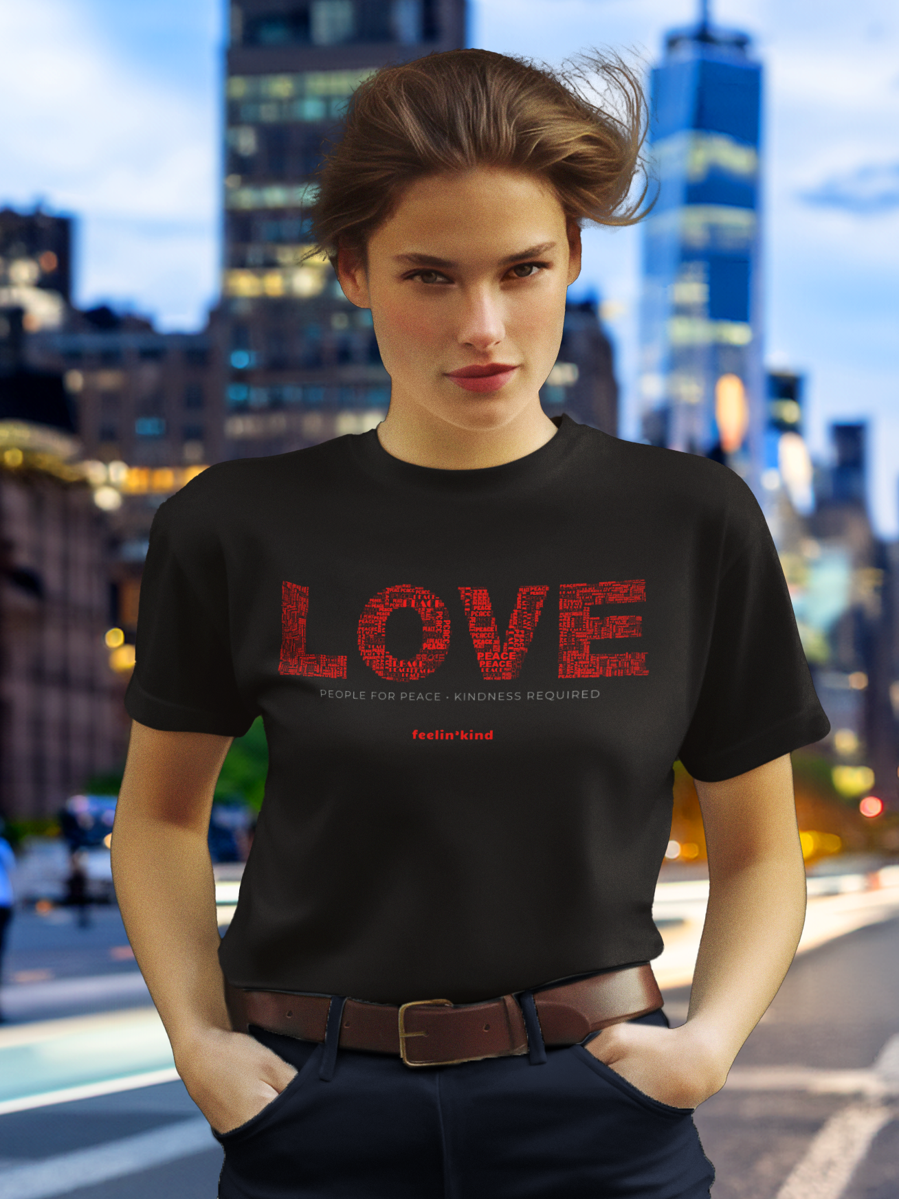 LOVE Tee – People for Peace • Kindness Required Tee