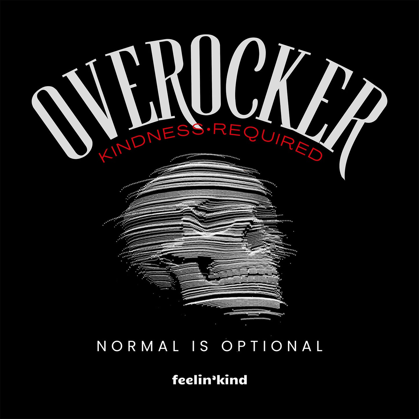Overocker Skull Kindness Required Tee