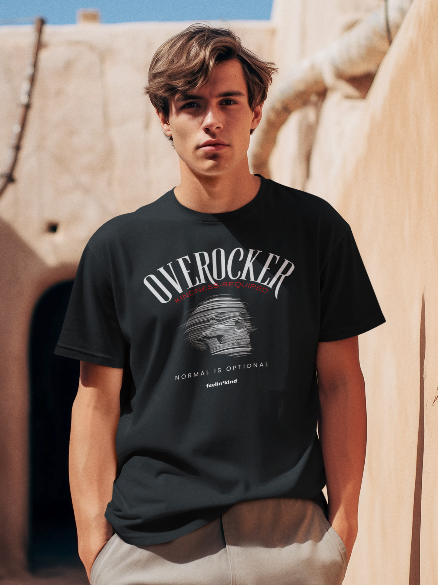 Overocker Skull Kindness Required Tee