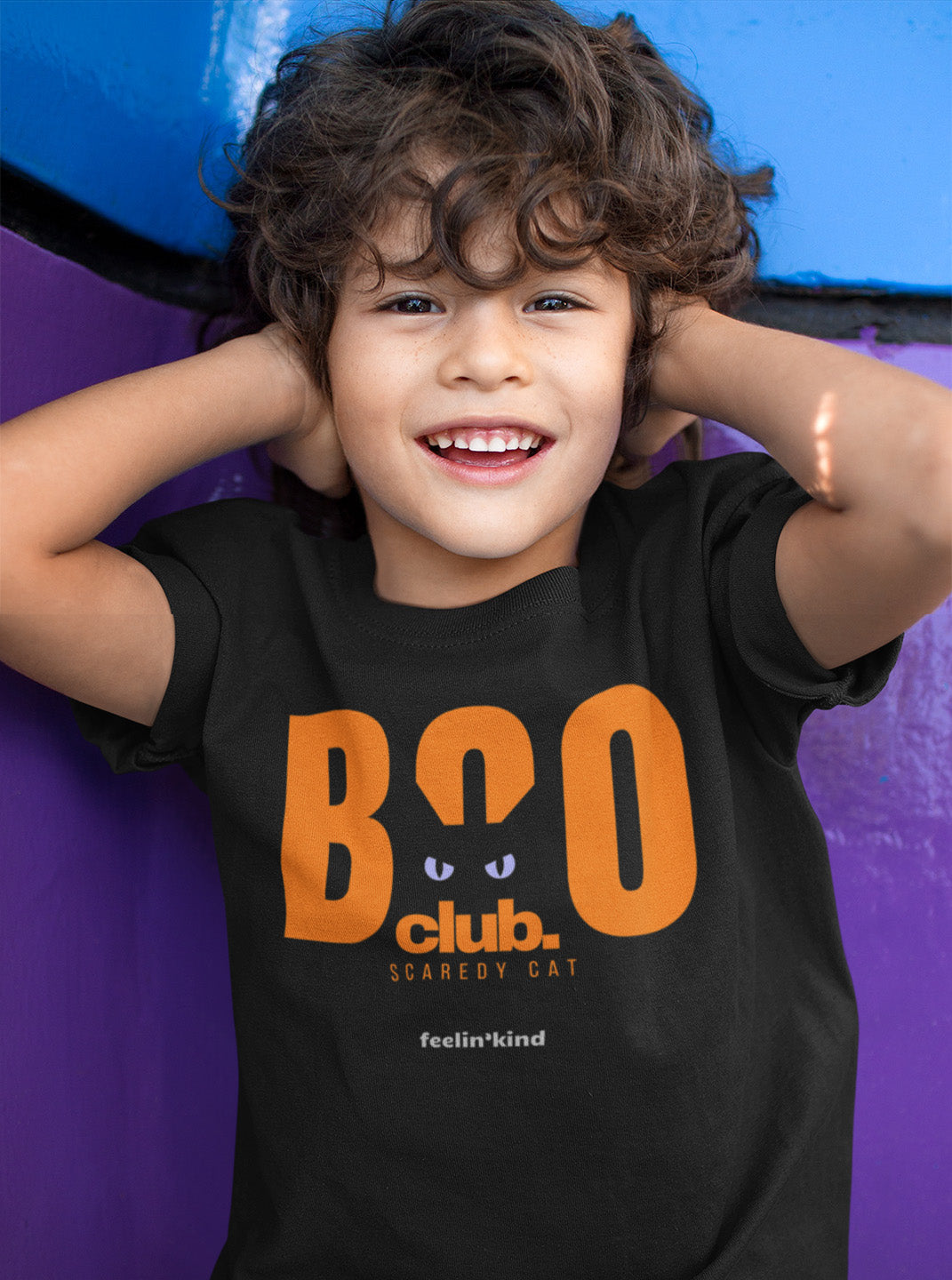 Boo Club Kids Tee – Scaredy Cat