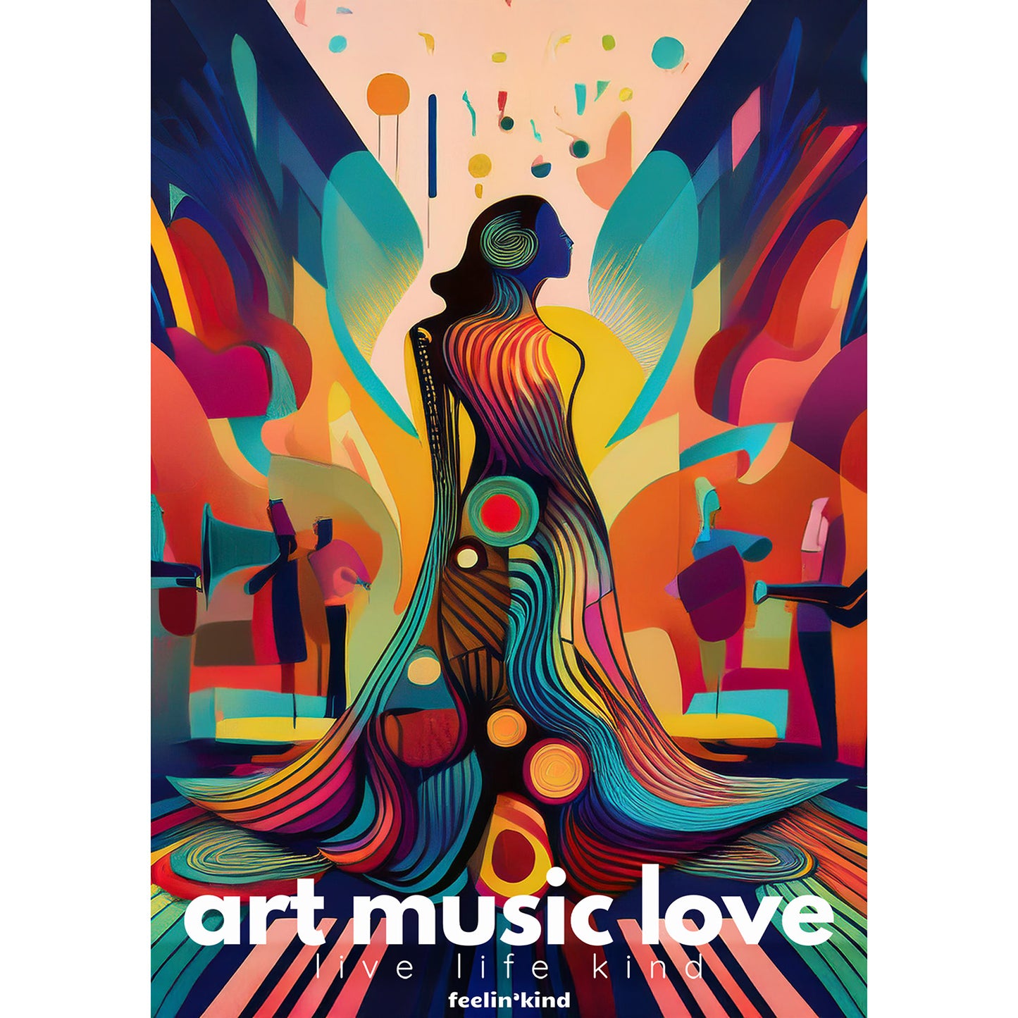 Art Music Love – Socially Kind Poster