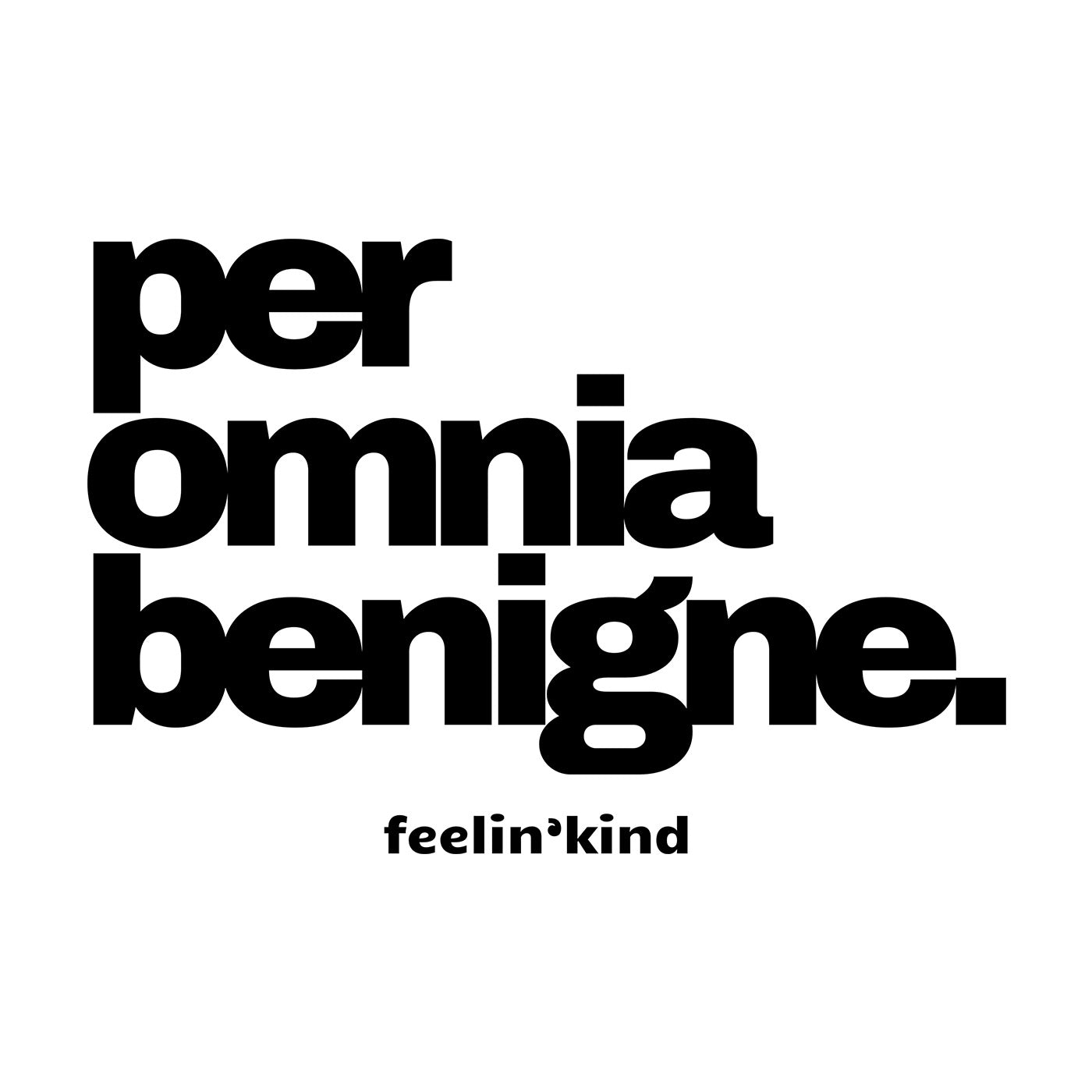 Per Omnia Benigne • Through All Things, Kindness Tee