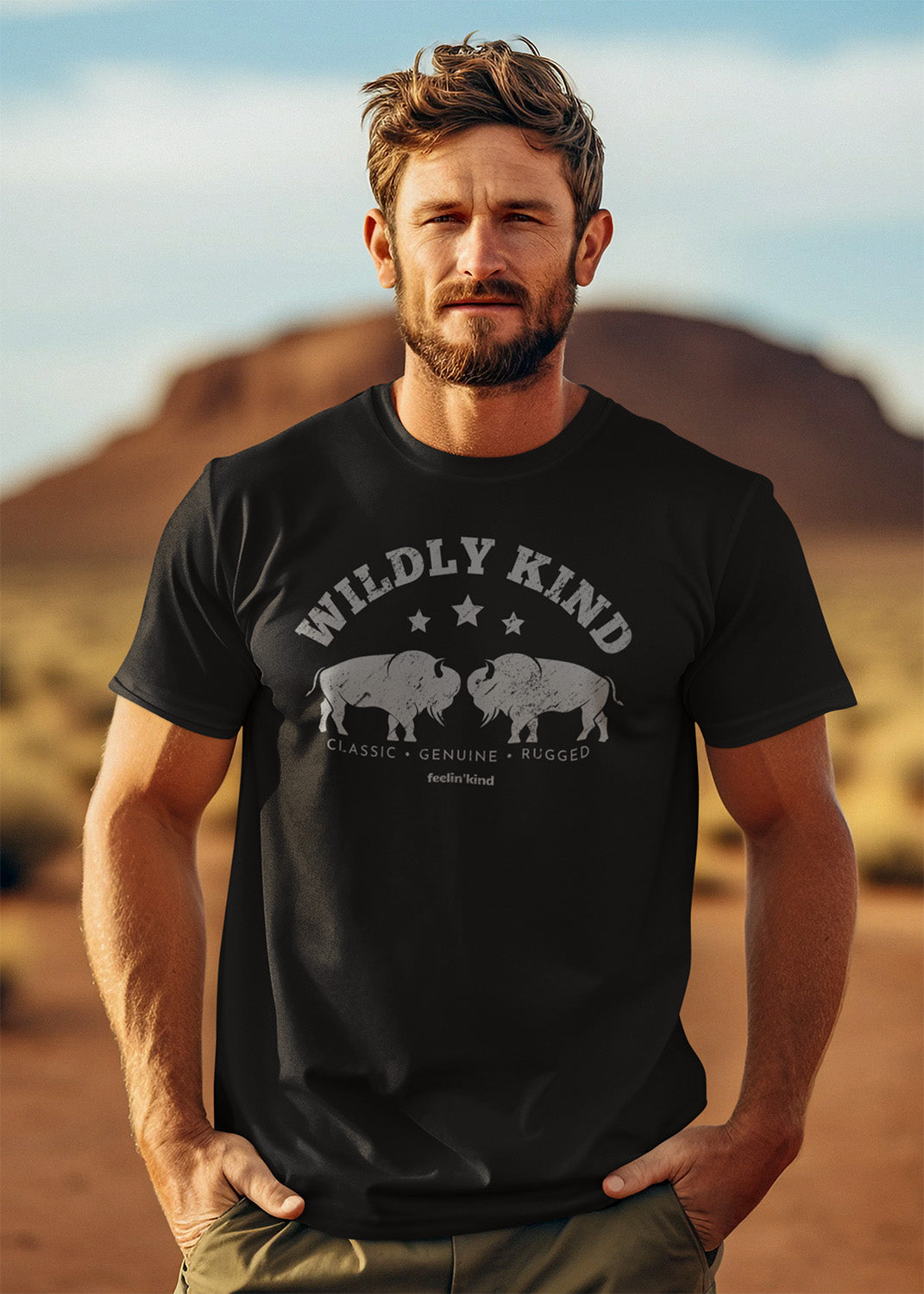 Wildly Kind Classic 2 Buffalos Tee