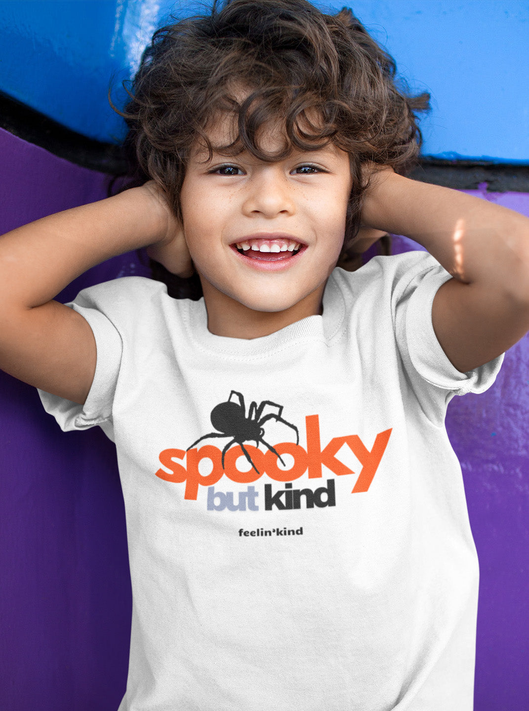 Spooky but Kind Kids Tee – Feelin’Kind Halloween Collection