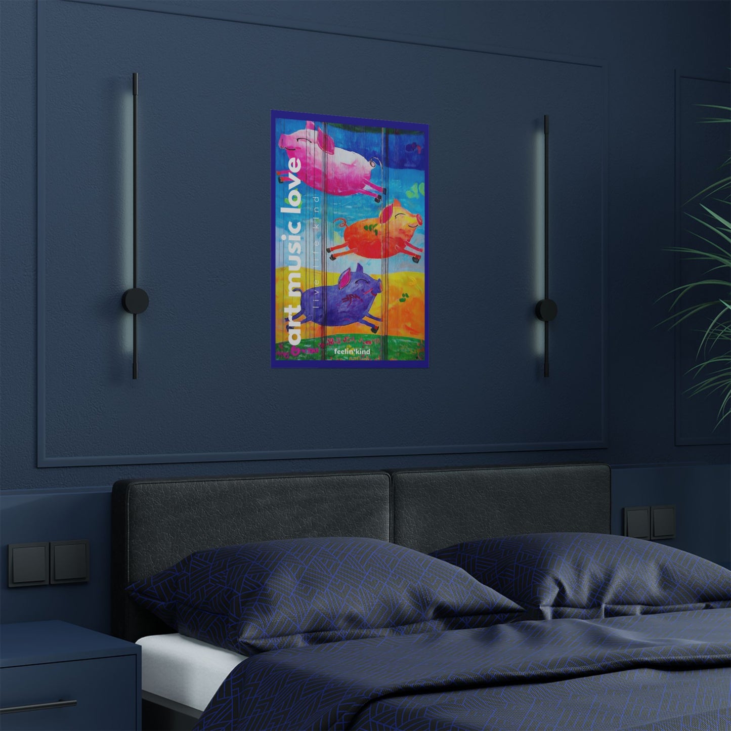 Art Music Love – Flying Pigs Poster