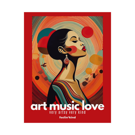 Art Music Love – Radiant Harmony Poster