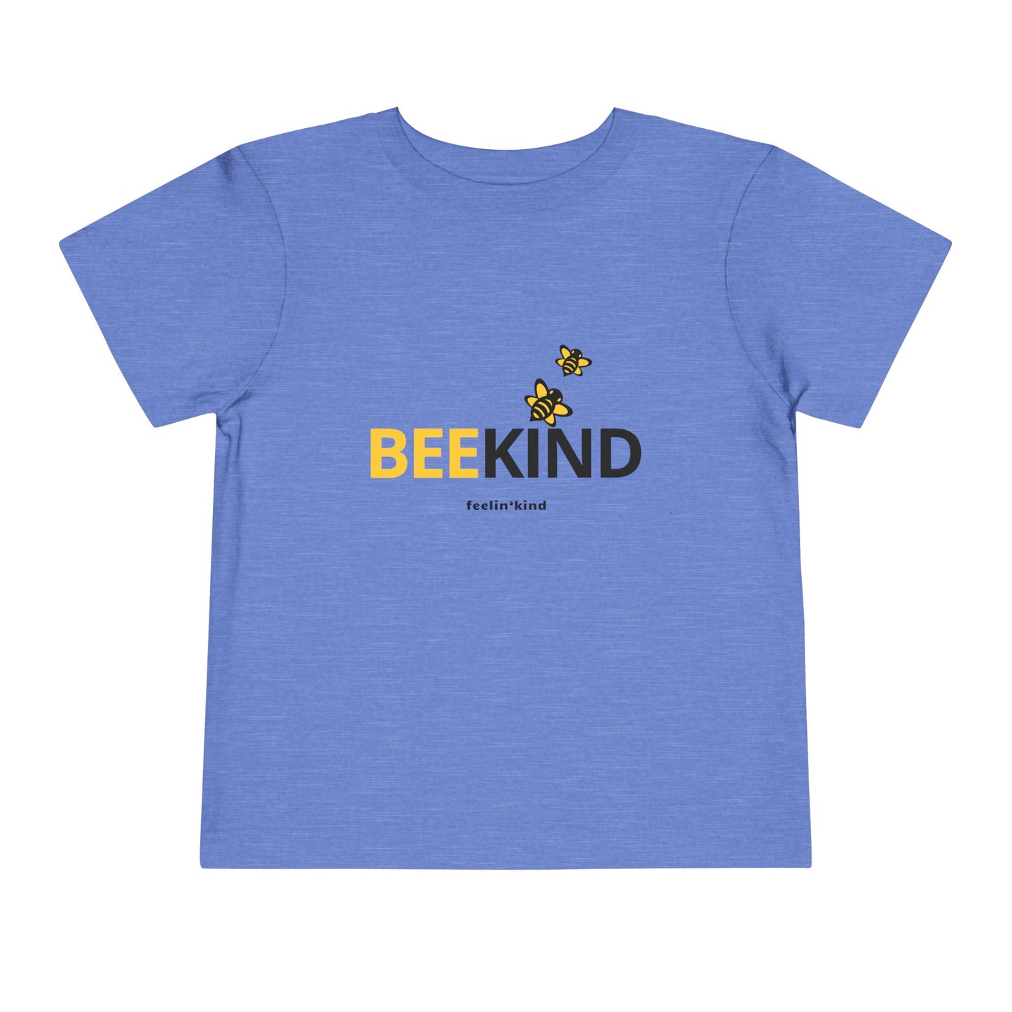 Bee Kind Toddler T‑Shirt — Cute Yellow Bee Graphic, Positive Message Tee