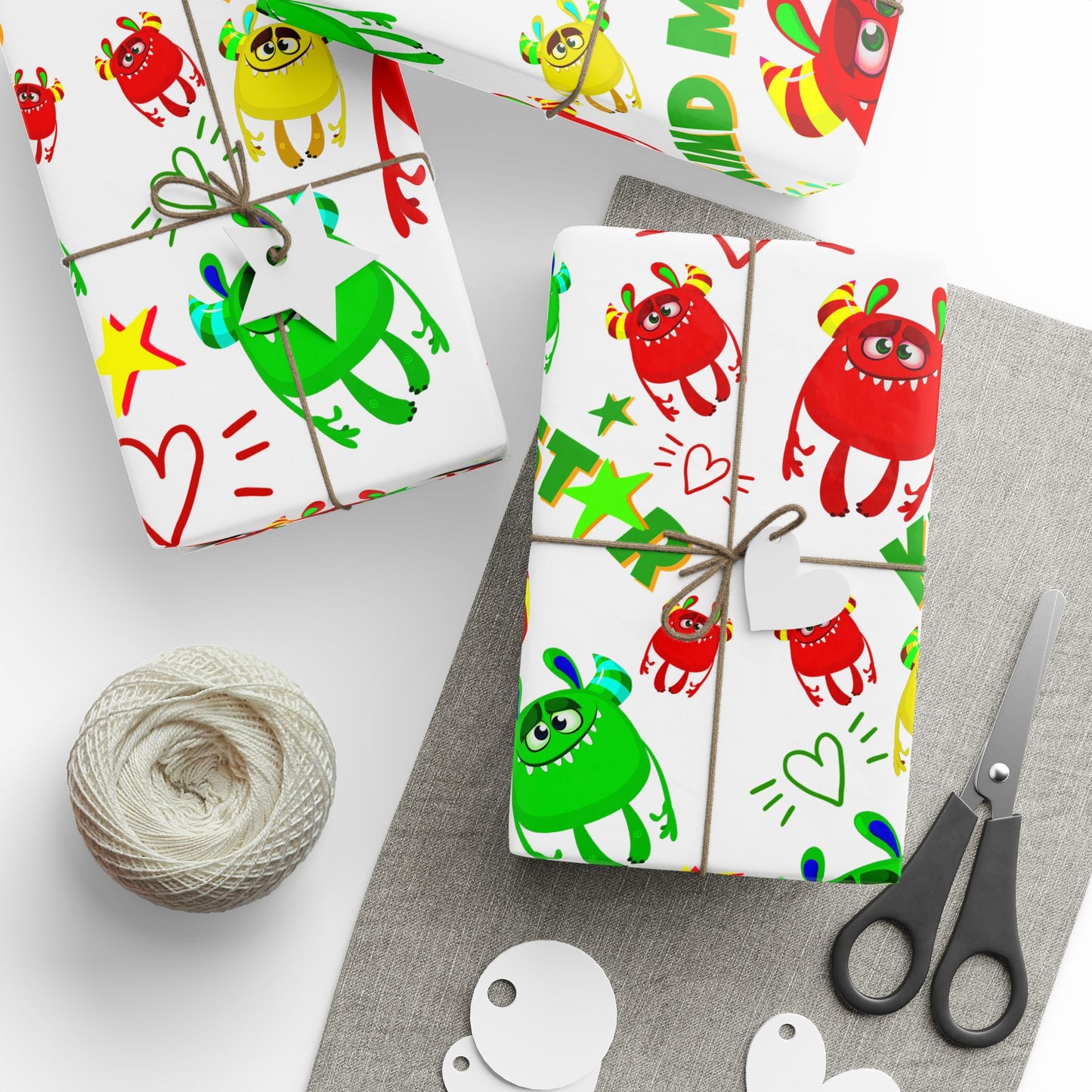 Kind Monster Celebration Gift Wrap – Fun, Colorful & Full of Joy