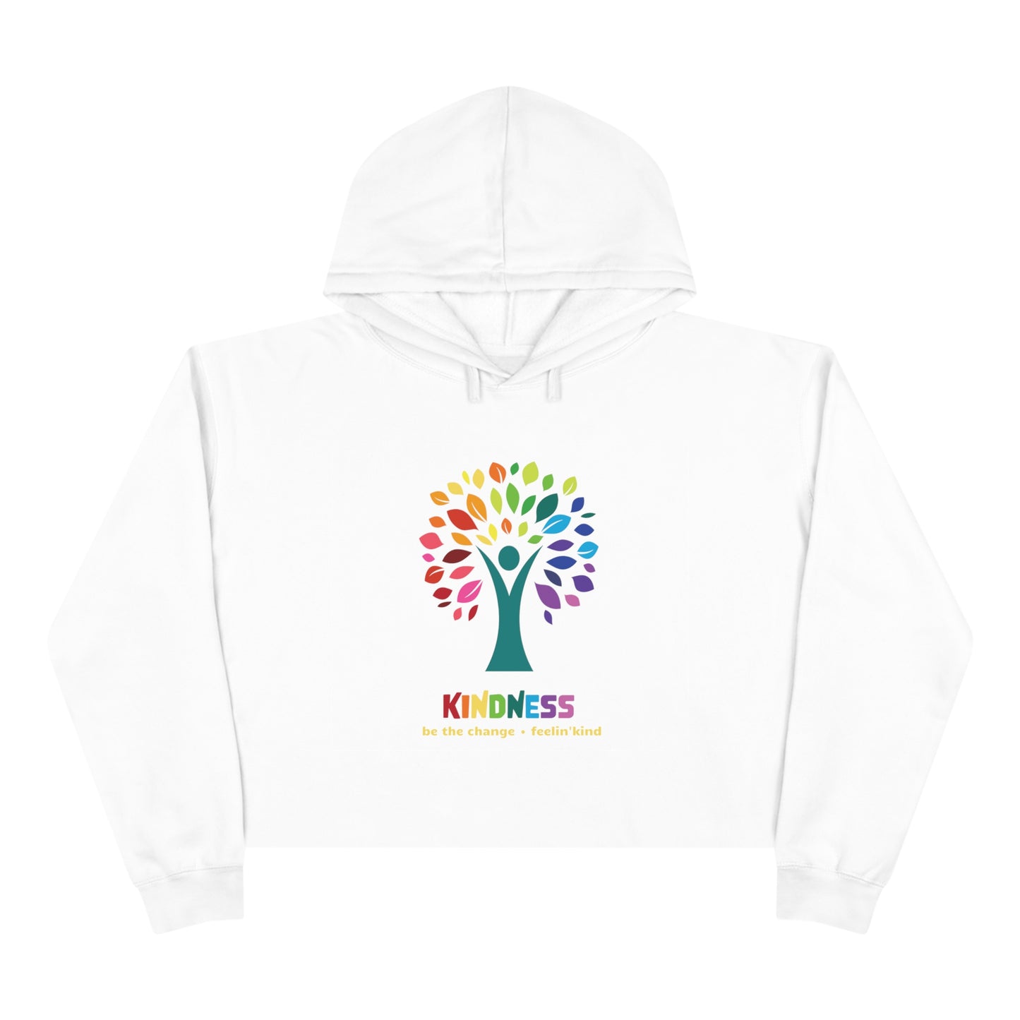 Kindness Tree Crop Hoodie