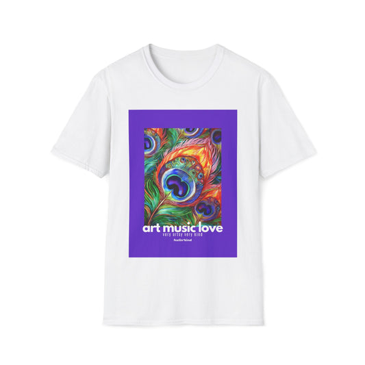 Art Music Love - Peacock T-Shirt
