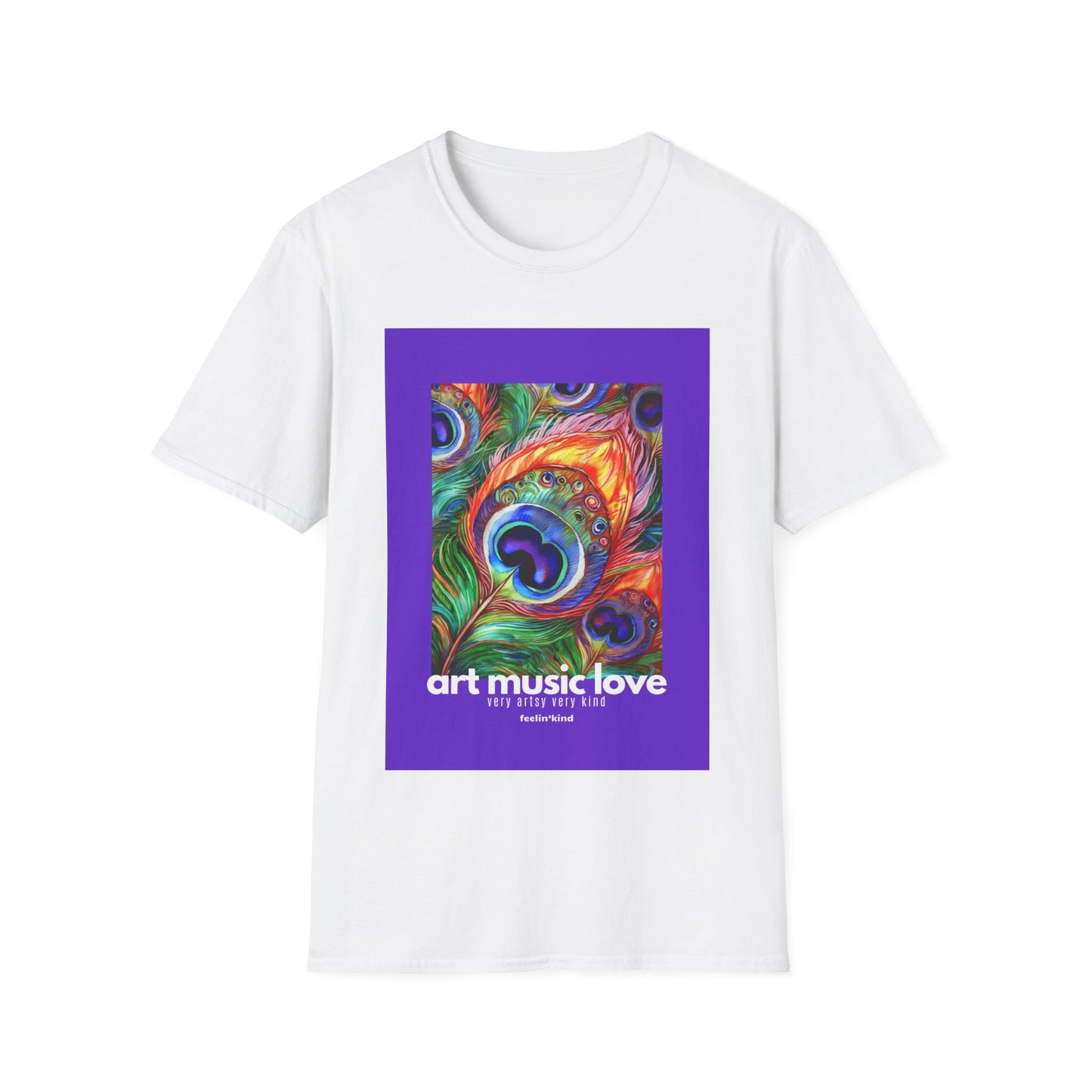 Art Music Love - Peacock T-Shirt