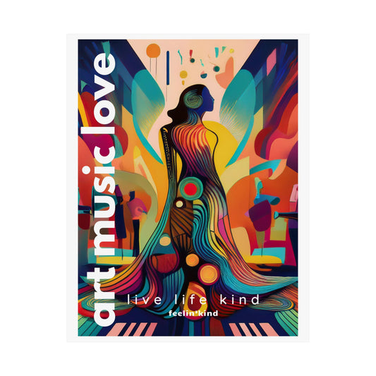 Art Music Love – Socially Kind Poster