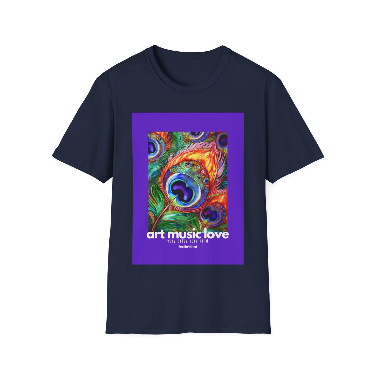 Art Music Love - Peacock T-Shirt