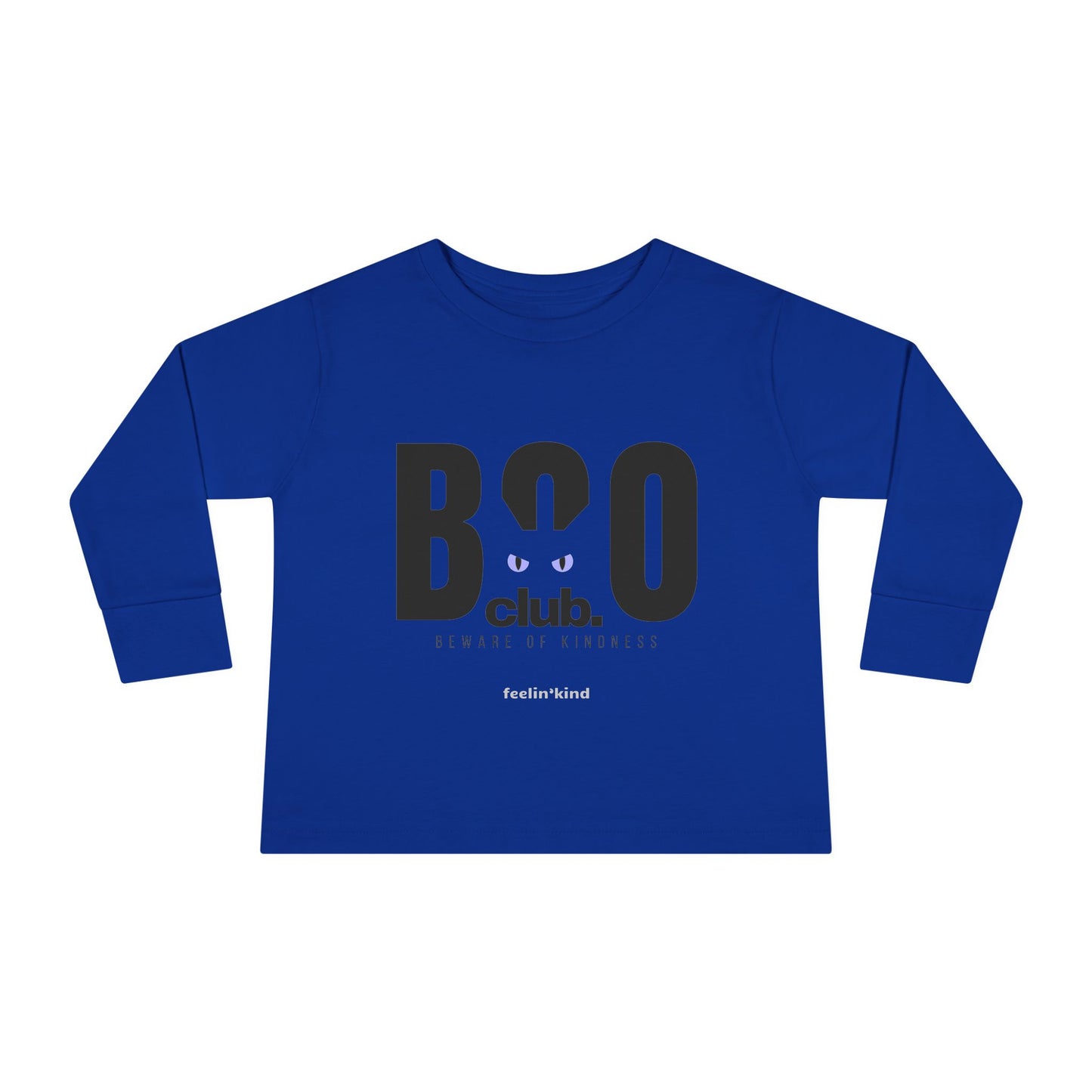 Boo Club Toddler Long Sleeve Tee - Fun Halloween Toddler Shirt